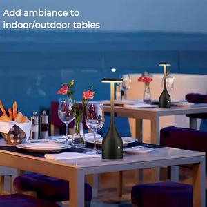 Lámpara de Mesa con Forma de Botella de Vino, Lámpara de Noche Recargable para Mesa de Noche - Product Image 4