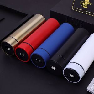 ขวดน้ำเก็บความร้อนสุญญากาศแบบสองชั้น XDH323 ขนาด 500 มล. พร้อมโลโก้สั่งทำพิเศษ  ขวดน้ำดิจิตอลแบบกำหนดเองพร้อมหน้าจอแสดงอุณหภูมิ LED - Product Image 3