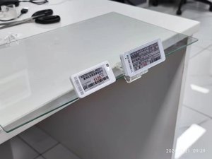 Electronic Shelf Label (ESL) 2.1'' Digital Poster <b>Holder</b> Plastic Construction for Retail Store Shopping Elevator Airport OEM - Product Image 3