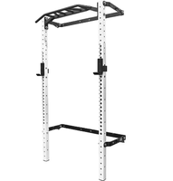 Rack mural pliable pour la musculation, rack à squats mural pliable avec logo personnalisable