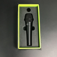 Insert d'emballage personnalisé en carton noir, plateau en pulpe de bagasse biodégradable, couvercle et base pour boîte de microphone ou produit électronique