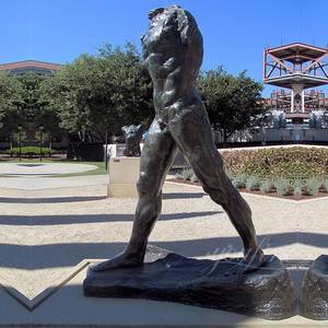 Escultura <span class=keywords><strong>de</strong></span> Victor <span class=keywords><strong>Rousseau</strong></span> en bronce desnudo contemplando a Beethoven - Product Image 4