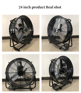 Lu พัดลมทนทาน24นิ้วถึง48นิ้วพัดลมดรัมระบายอากาศความเร็วสูงพัดลมระบายความร้อนโลหะมีล้อ - Product Image 2