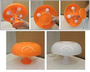 Modern İtalya tasarımcı Minimalist masa lambaları otel yatak odası başucu oturma odası için dekorasyon ışıklandırma LED mantar masa lambası - Product Image 6