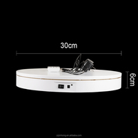 JINHONG JH2636-40 Socle rotatif électrique à 360 degrés de 40 cm, capacité de charge de 100 kg, pour mannequins, plateau tournant pour l'affichage de marchandises