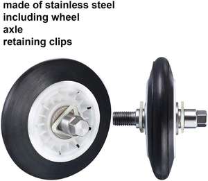 Rouleau de sèche-linge de, 60 pièces (lot de 4), assemblage de rouleaux de sèche-linge, ceinture de séchage 4400EL2001A et poulie de direction de moteur de sèche-linge el3002a - Product Image 4