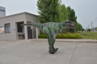 Costume de dinosaure réaliste T-Rex avec pattes cachées pour spectacle sur scène, modèle animatronique pour amusement