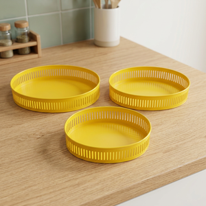 ชุดถาดเคลือบผงเหล็ก 3 ชิ้น - Product Image 1