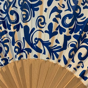 Clack Fan Custom Hand Small Eventail Logo Bamboo Abanicos De Mano Al Por Mayor a Main Wood Fans - Product Image 6