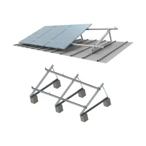 Изготовленные на заказ кронштейны монтажные солнечные панели на шиферную металлическую черепную крышу