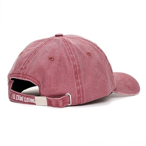 Gorra de Béisbol Personalizada de 6 Paneles con Logotipo, Gorras de Papá Lisas Sin Estructura, Algodón Lavado Bordado, Venta al por Mayor - Product Image 5