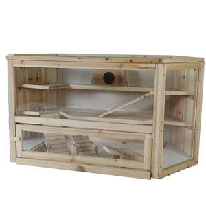 <span class=keywords><strong>Cage</strong></span> déco en bois transparente à <span class=keywords><strong>2</strong></span> niveaux à prix compétitif de haute qualité <span class=keywords><strong>pour</strong></span> cages à <span class=keywords><strong>hamster</strong></span> - Product Image 4