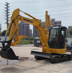 Mini-excavatrice KOMATSU PC55 d'occasion en bon état, 5 tonnes, petite excavatrice KOMATSU PC55 à vendre - Product Image 4