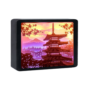 Lámpara Decorativa de Papel Tallado en 3D con Diseño de Pagoda Japonesa, Regalo Navideño, Gran Venta 2026 - Product Image 2