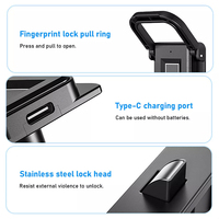 Vente en gros de fichier maison pour dortoir USB rechargeable pour meubles armoire électronique intelligente casier serrure intelligente de tiroir à empreinte digitale