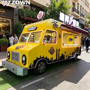 Camión de catering eléctrico comercial estándar con cocina instalada a medida, carrito de concesiones para café y helados en zonas turísticas - Product Image 1