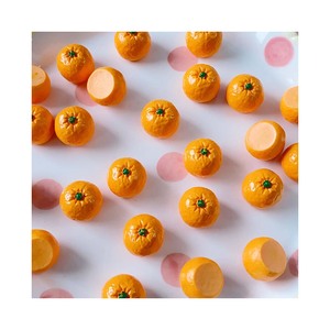 100 Piezas de Mini Figuras de Naranjas Artificiales de Resina, 16*18MM, Adornos Realistas de Fruta de Naranja para Decoración Navideña, del Hogar, Cocina y Fiestas - Product Image 5
