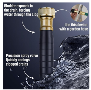 Piccolo Disgorgante per Tubi, Rimuove Ostruzioni Ostinate in Lavelli, Vasche da Bagno, Docce e Scarichi Principali - Product Image 2