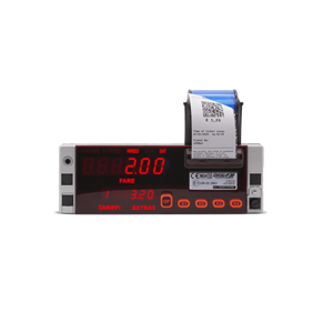 F3 Plus taximeter với máy in nhúng-5 nút Cơ LED-Compact-EU Mid được chứng nhận - Product Image 1