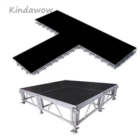 Usine Kindawow, Plate-forme de scène de concert en aluminium recyclable et portable à vendre