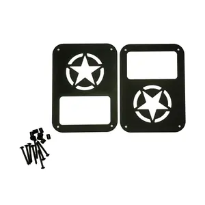 Protège-feu arrière à motif d'étoile à cinq points, pour Jeep wrangler JK J219