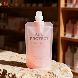 Bolsa Ecológica Personalizada EBB, Biodegradable, con Boquilla Antiderrames para Bebidas y Jugos, Envase para Líquidos de 30ml, 50ml y 100ml - Product Image 1