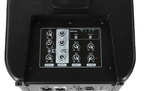 Loa cột tích hợp pin sạc DASN B10 800W, công suất Class D, dùng trong nhà, dành cho party, ban nhạc, có đèn LED, chất liệu nhựa, hệ thống âm thanh chuyên nghiệp PRO PA - Product Image 6