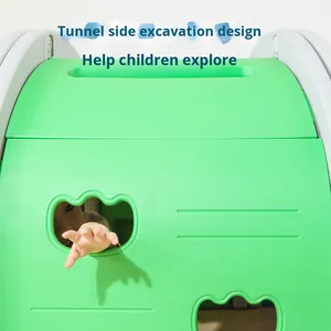 Túnel de Juego Infantil <span class=keywords><strong>para</strong></span> Interiores, Diseño de Animales, Plástico, Multifuncional, <span class=keywords><strong>para</strong></span> Gatear, Educación Temprana, Tren Pequeño - Product Image 4