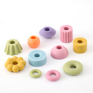 Molde Modular de Goma para Velas Boowan <span class=keywords><strong>Nicole</strong></span>, Hecho a Mano, Apilable, Decorativo, para Mesa de Comedor, para Hacer Velas - Product Image 6