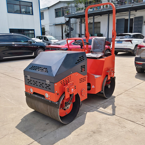 ลูกกลิ้งถนนตีคู่1.2ตันอเนกประสงค์พร้อมการควบคุมความเร็วแบบไม่ต่อเนื่องเหมาะสำหรับบดอัดทั้งดินและยางมะตอย - Product Image 6