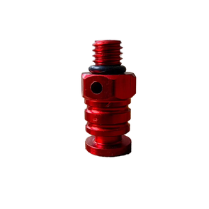 Noyau de soupape de sécurité d'échappement rapide pneumatique fileté M6 personnalisé interrupteur manuel à dégagement rapide de type poussoir décompression de dégagement d'air - Product Image 1