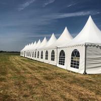 3x3m 4x4m 5x5m 6x6m Tente d'atelier d'usine avec lumières LED Tente gonflable de fête de mariage avec lumière et rideau