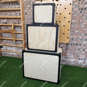 Boîtes de Plyo de bord mou d'équipement de gymnastique professionnel en bois de nouveau Style pour sauter des boîtes de Plyo d'équipement de forme physique d'entraînement - Product Image 4