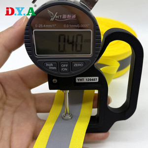 Khả năng hiển thị cao đa kích cỡ huỳnh quang màu 1cm 2cm 3cm 5cm truyền nhiệt phản quang Polyester <span class=keywords><strong>Webbing</strong></span> cho an toàn mặc - Product Image 4