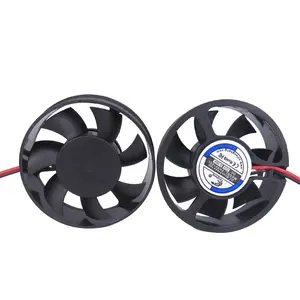 1.96 Inch Silent Round Fan Cooling Air DC 5010 50x50x10mm 5V 12 Volt 6500RPM Waterproof Long Life Axial Flow Fans