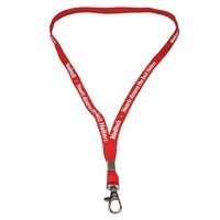 2026 lanière tubulaire en polyester avec porte-badge de carte d'identité professeur cou corde PVC employé carte d'accès pochette lanière ronde