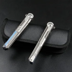 Juego de Cuchillos Plegables GETWICK CT-4 de Titanio para Camping y Caza, Hoja de Acero M390, Herramienta Multifunción Fácil de Transportar, Regalo - Product Image 5