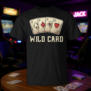 Wild Card Jack T-Shirt unisexe pour adulte, taille moyenne, vêtements de jeu - Product Image 3