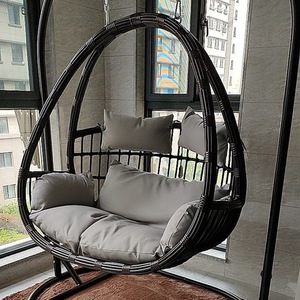 <span class=keywords><strong>Silla</strong></span> <span class=keywords><strong>colgante</strong></span> de mimbre con <span class=keywords><strong>Base</strong></span> de soporte para personas, asiento doble de alta calidad, venta al por mayor - Product Image 3