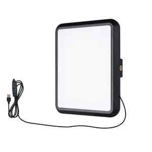 LED Ring Light Stand com suporte do telefone Dimmable Selfie Enchimento Luz Desk Lamp Stand para Live Stream, Maquiagem e Reunião