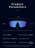 Lunettes de soleil connectées IA pour le sport avec caméra, audio à oreille ouverte et traduction en temps réel pour le cyclisme, la course et la randonnée