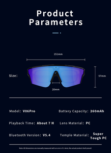 Gafas Inteligentes Deportivas con IA y Cámara, <span class=keywords><strong>Audio</strong></span> de Oreja Abierta, <span class=keywords><strong>Traducción</strong></span> en Tiempo Real, Gafas de Sol con IA para Ciclismo, Correr y Senderismo - Product Image 6