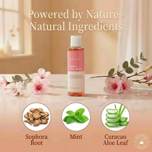 Kit Íntimo Portátil con Aroma a Melocotón de Marca Privada OEM: Mousse, Gel Exfoliante, Aceite y <span class=keywords><strong>Spray</strong></span> para Viaje - Product Image 2