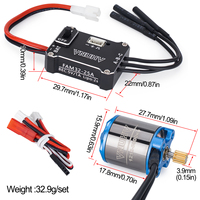 Combo de Motor ESC 25A 1212 5000KV Outrunner para Actualización de Crawler RC Ford Bronco SCX30 1/30