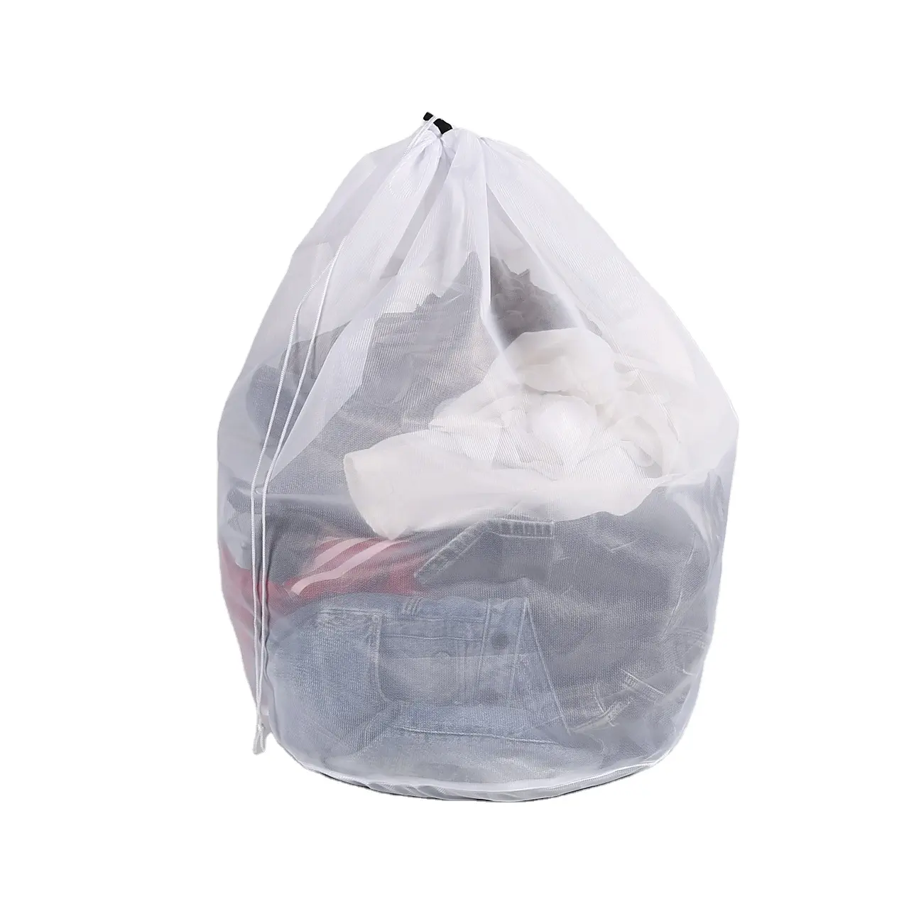 Washable PET mesh travel garment wash bag bulk hotels laundry bags