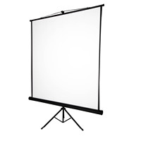 Écran de projection trépied durable de 120 pouces, support stable, pliable, pour cinéma en plein air, bureau, spectacle