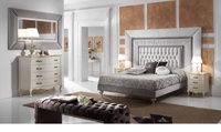 Luxus Italienischen schlafzimmer set möbel könig größe moderne neueste doppel bett designer