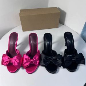 Chaussures pour femmes en gros – Mules à talon avec nœud, talons de qualité pour femmes 2025 - Product Image 1