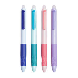 Verschiedene Farben 4er-Set 0,5mm lösch bare neutrale Stifte Einziehbarer Easy Grip Schwarz/Blau-Gel stift für Schüler Schul briefpapier - Product Image 6