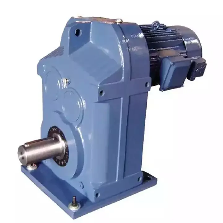 Factory supply high efficiency f series gear reduction motors helical shaft gearbox with OEM custom